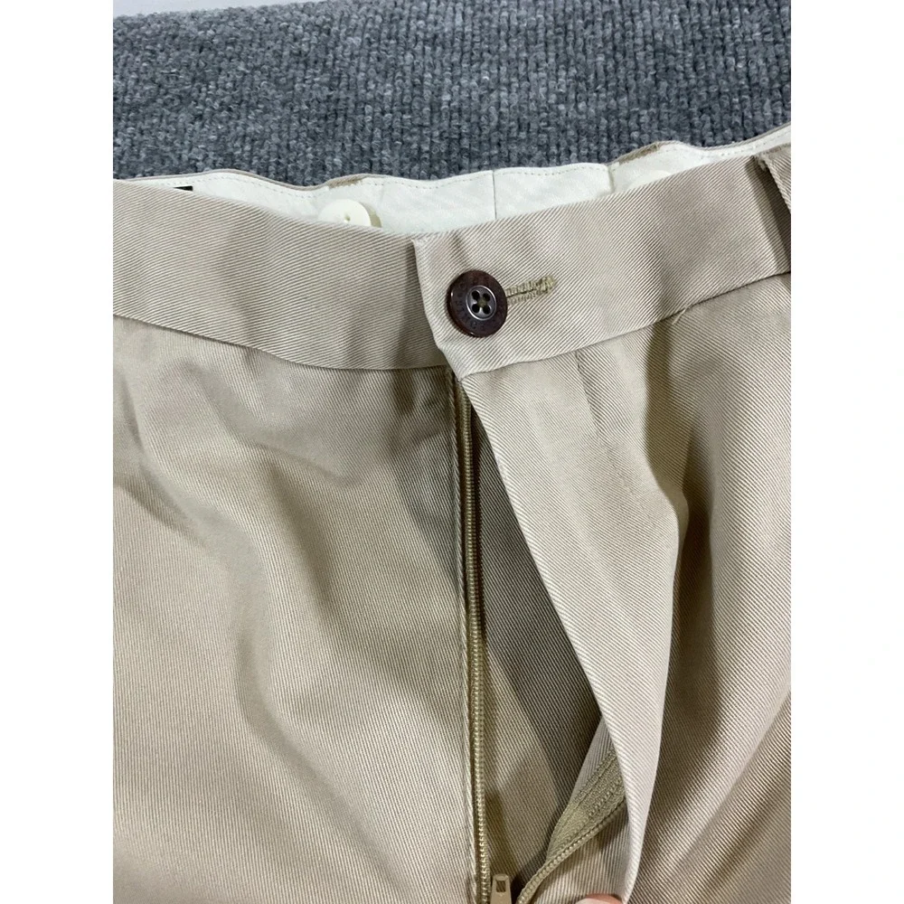 Orvis Trim Fit Chino Pants Men's 40x30 Khaki Beige Business Casual Golf Preppy C